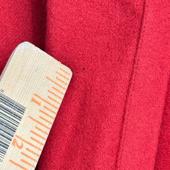 Eileen Fisher Wool Shawl Collar Coat M Minimalist Lagenlook Patch Pockets Midi - Picture 8 of 11